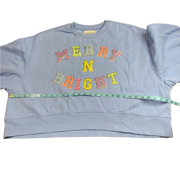 EUC Merry & Bright Judith March Christmas Pullover Sweater SZ XL - Picture 5 of 6